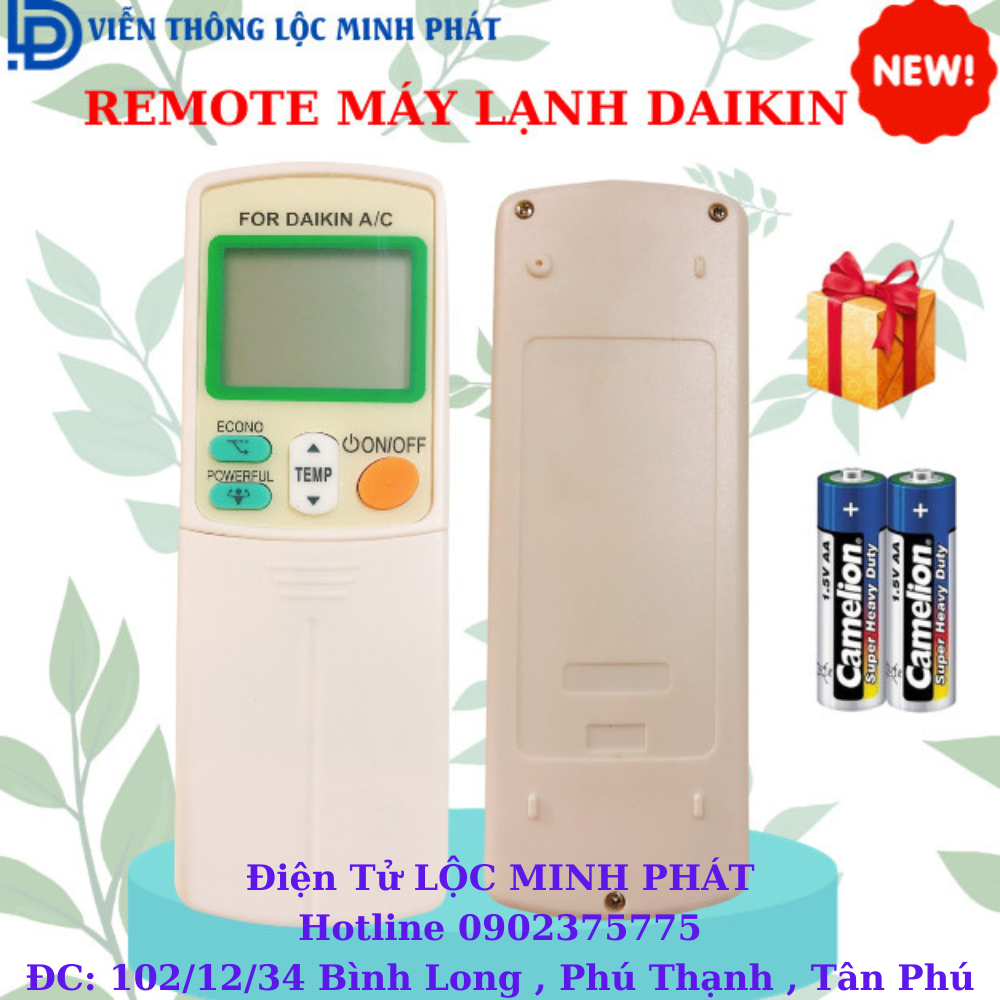 Remote máy lạnh daikin econo - điều khiển điều hòa daikin econo