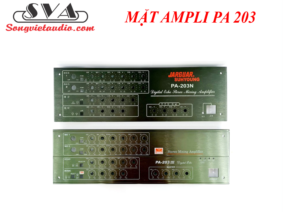 Mặt ampli pa 203 - 1 mặt