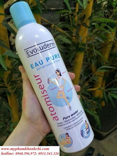 Xịt Khoáng Evoluderm Pháp 400ml