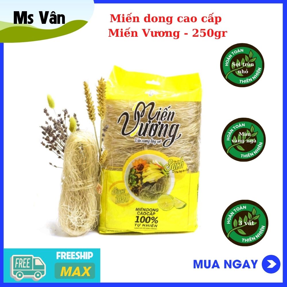 [HCM]Miến dong cao cấp - Miến vương gói 250gr