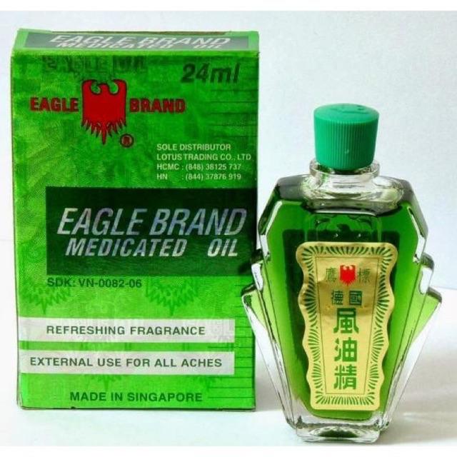 DẦU GIÓ XANH CON Ó 2 NẮP CỦA MỸ 24ml