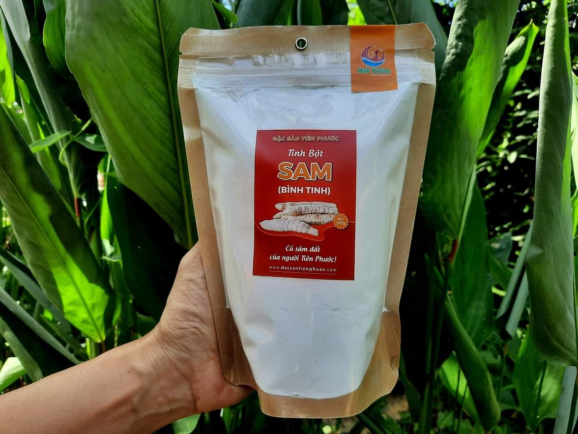 tinh bột Sam, tinh bột bình Tinh nguyên chất, đặc sản Xứ Tiên