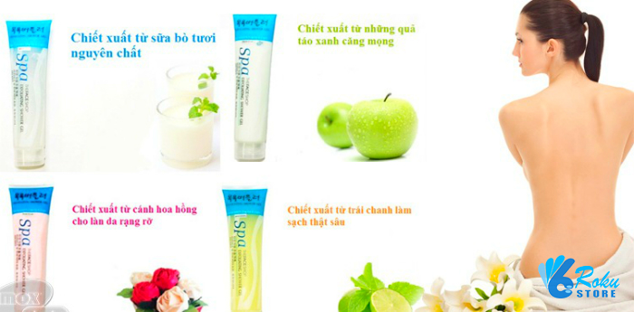 Tẩy da chết body SPA - Tuýp lớn 350ML