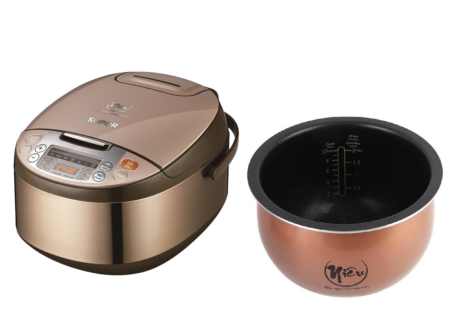 Nồi cơm điện tử Supor CFXB50FC33VN-75 1,8 Lít ( Lòng Niêu)