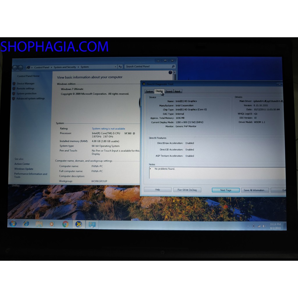 Laptop Pa.na.so.nic CF-N9 (S9) Core i7 cổng HDMI siêu bền chống va đập
