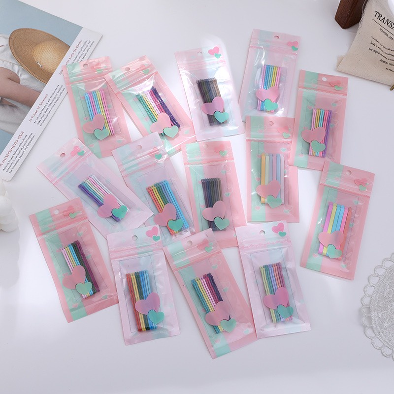 Set 36 Cây Kẹp Tăm Đen BOB PIN Cao Cấp dáng dài