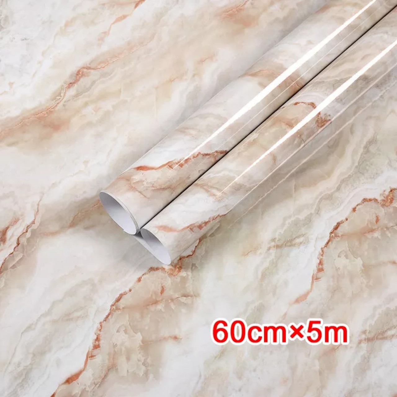 Decal dán tường dán bếp vân đá hoa văn (60cm×5m/cuộn)