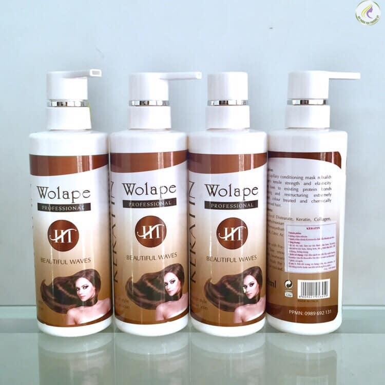 BỘ PHỤC HỒI WOLAPE HT COLLAGEN KERATIN 500ML