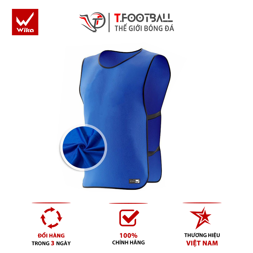 Áo Tập Đá Bóng WIKA Dáng Hai Tà Chất Vải Mè Mềm Nhẹ Siêu Thoáng Mát