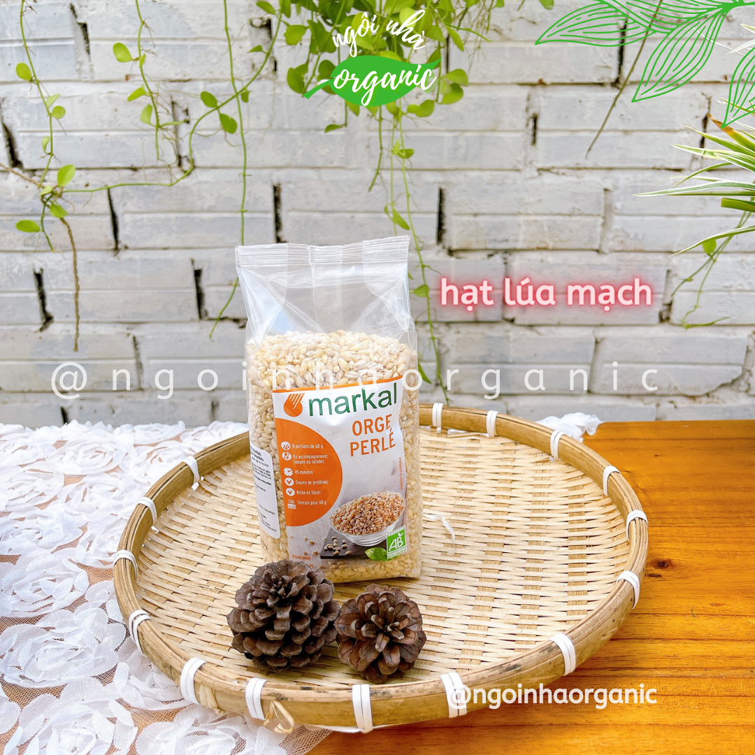 Hạt lúa mạch ngọc trai hữu cơ Markal/Sottolestelle 500g Pearl Barley