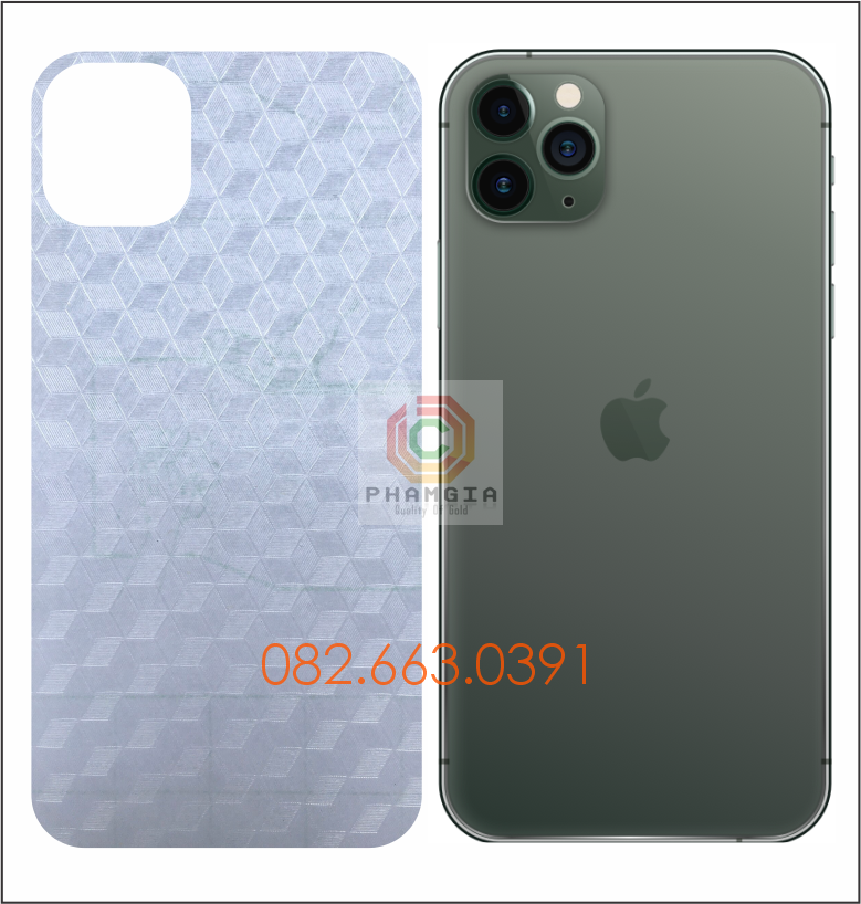 Miếng Dán Carbon Mặt Sau Của Dòng Máy Iphone