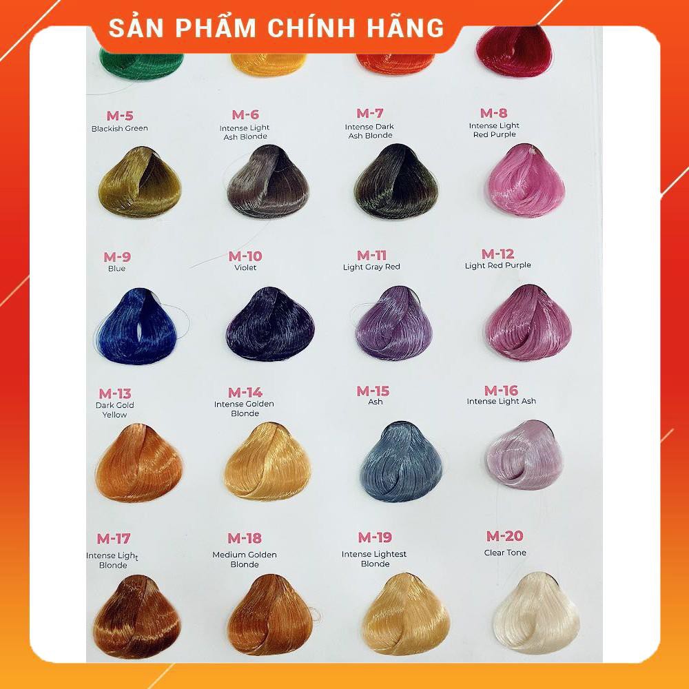 Màu Nhuộm Tóc Molokai từ M1 đến M45