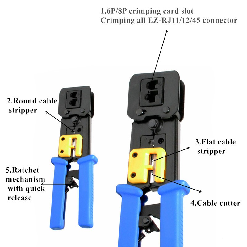 [HCM]Kìm bấm mạng xuyên thấu cao cấp Tool