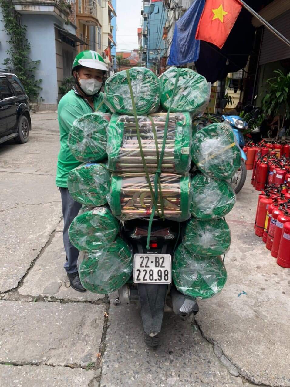 Thang dây thoát hiểm chống cháy , thang dây cứu sinh chiều dài (5m,10m,15m, 20m, 25m,30m, 35m, 40m).