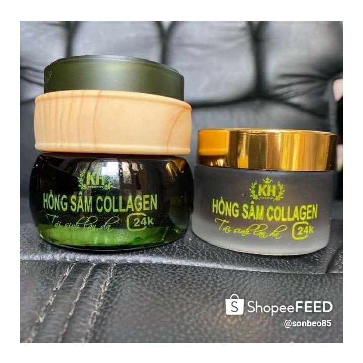 [ Chính Hãng ] Mặt nạ hồng sâm Collagen Kim Hoàng 24k