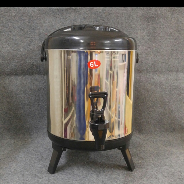 Bình ủ trà sữa Inox 6L 201