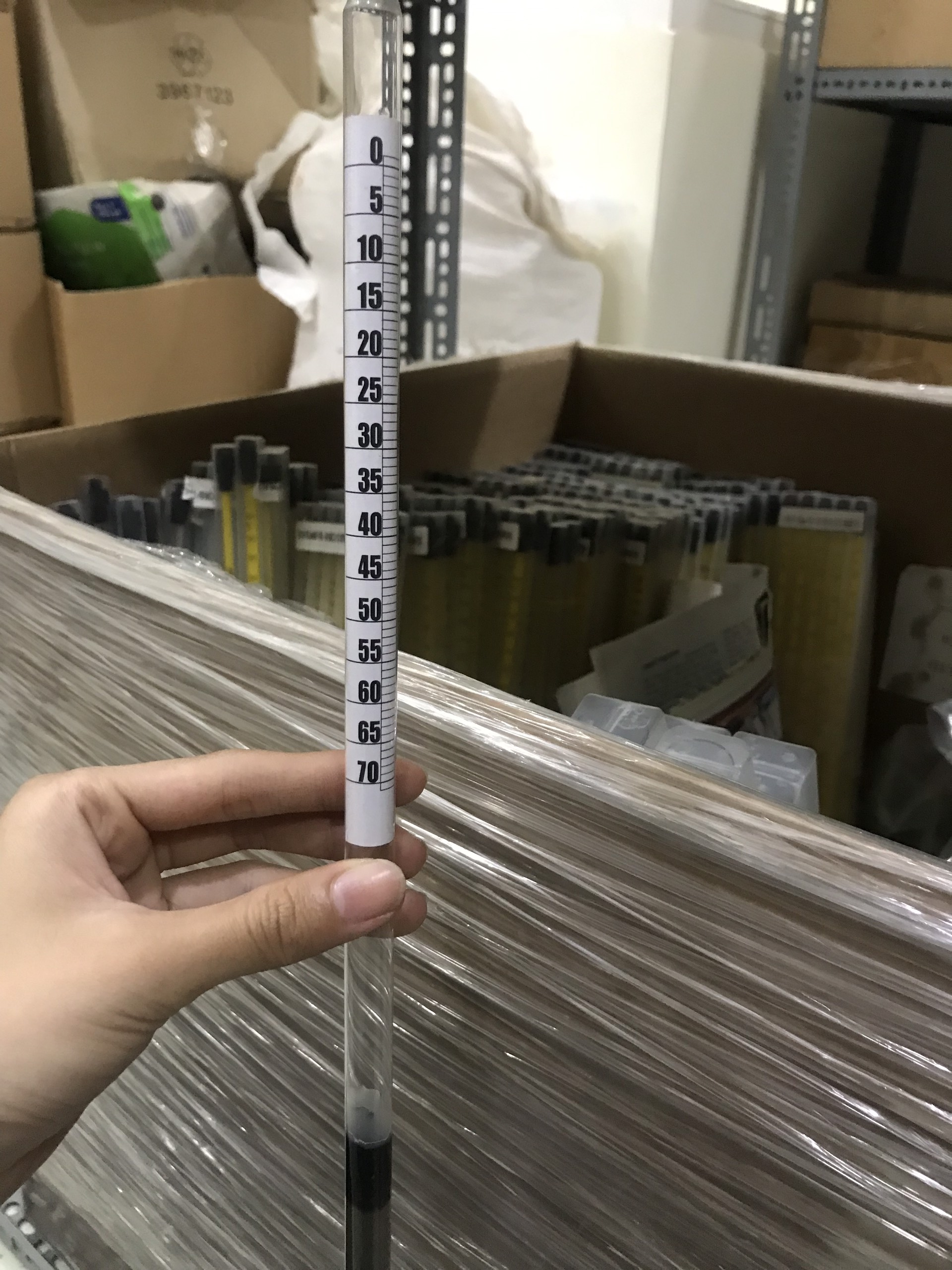 [HCM]Baume kế (tỷ trọng kế đo độ mặn) 230mm long range 0/20 Code: D0510 Zeal - Anh