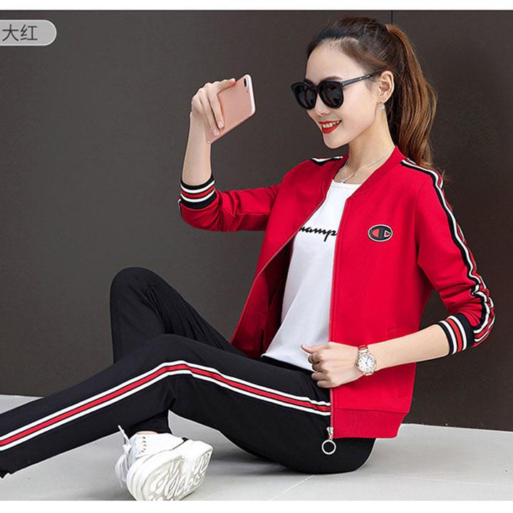 Set 3 bộ đồ thể thao áo khoác champion TT237