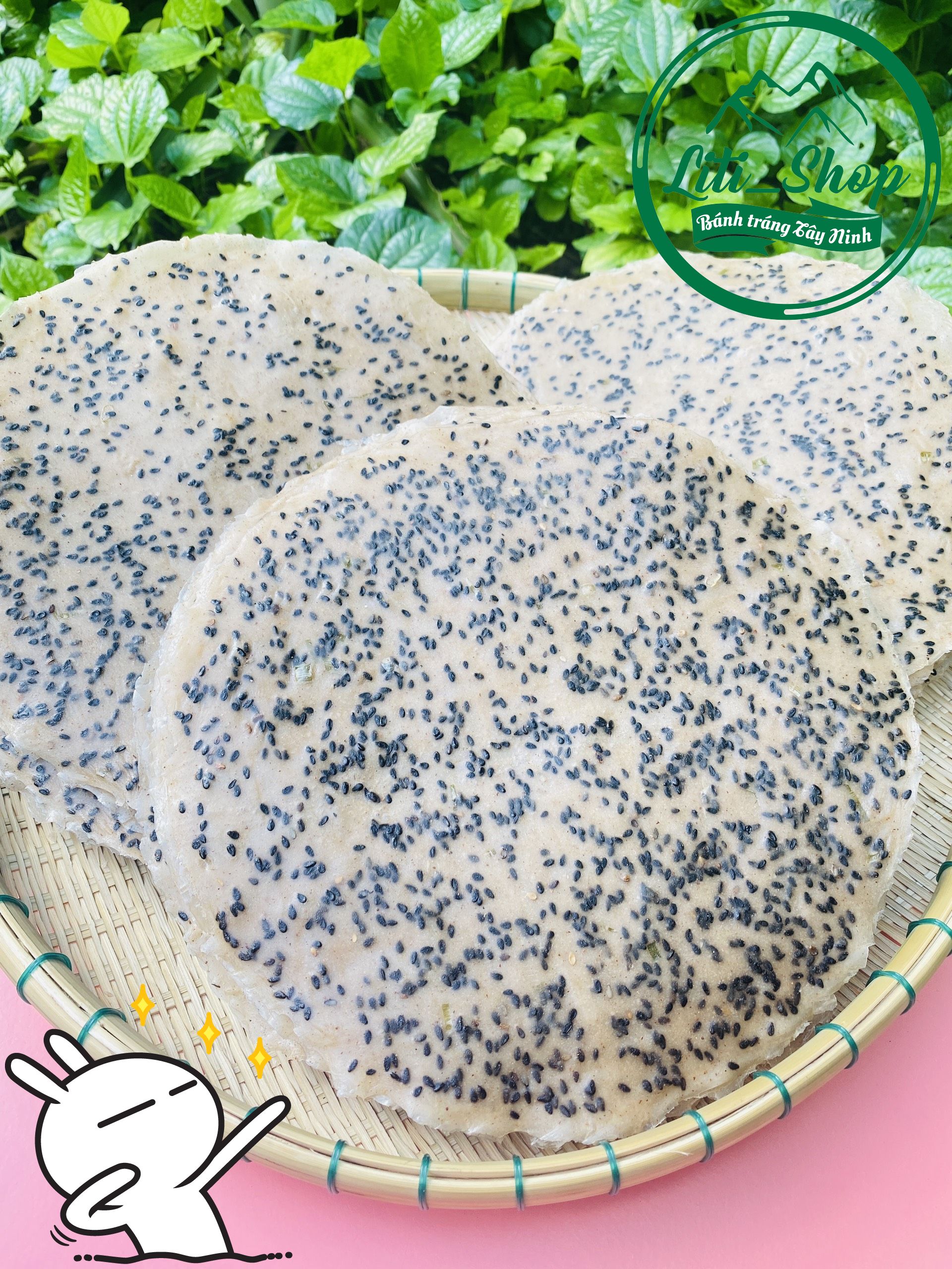10 Cái bánh nướng mè dừa 400Gr