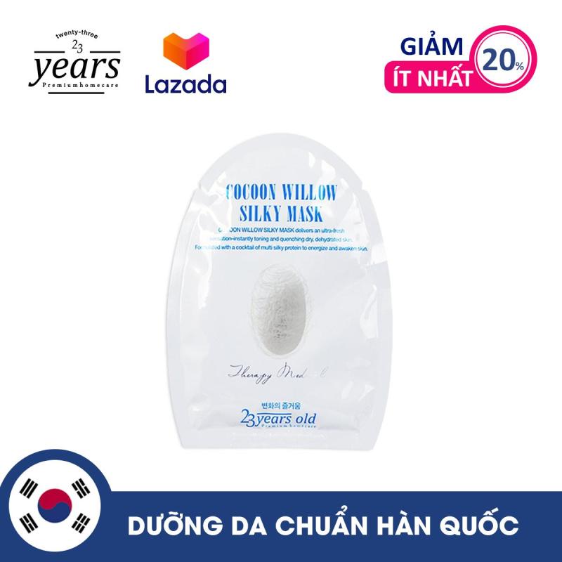 Mặt nạ dưỡng da lụa kén tằm cấp ẩm và trắng da 23 Years Old Cocoon Willow Silky Mask 43g