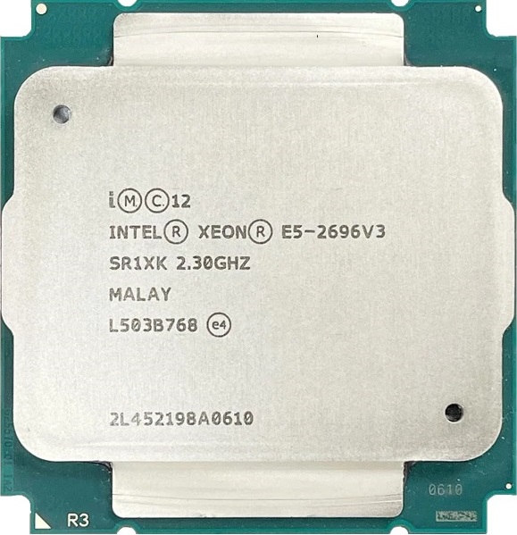 CPU INTEL XEON E5 2696V3 (18C/36T, 45M CACHE, 2.3GHZ TURBO 3.6GHZ) SOCKET 2011. Bảo hành 12T