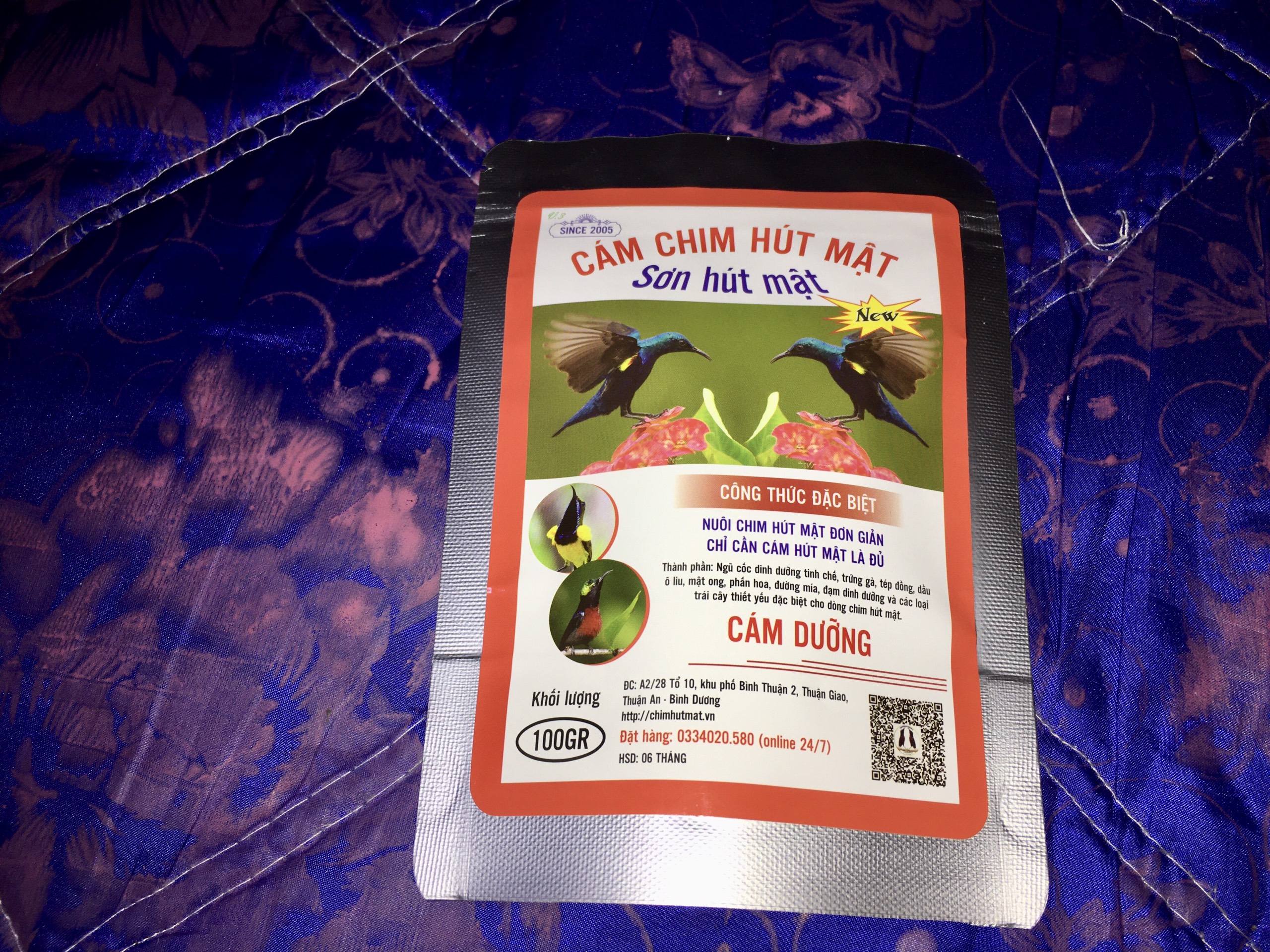 (Combo 5 gói) Cám dưỡng (dạng viên nén) 100gram/gói Sơn Hút Mật
