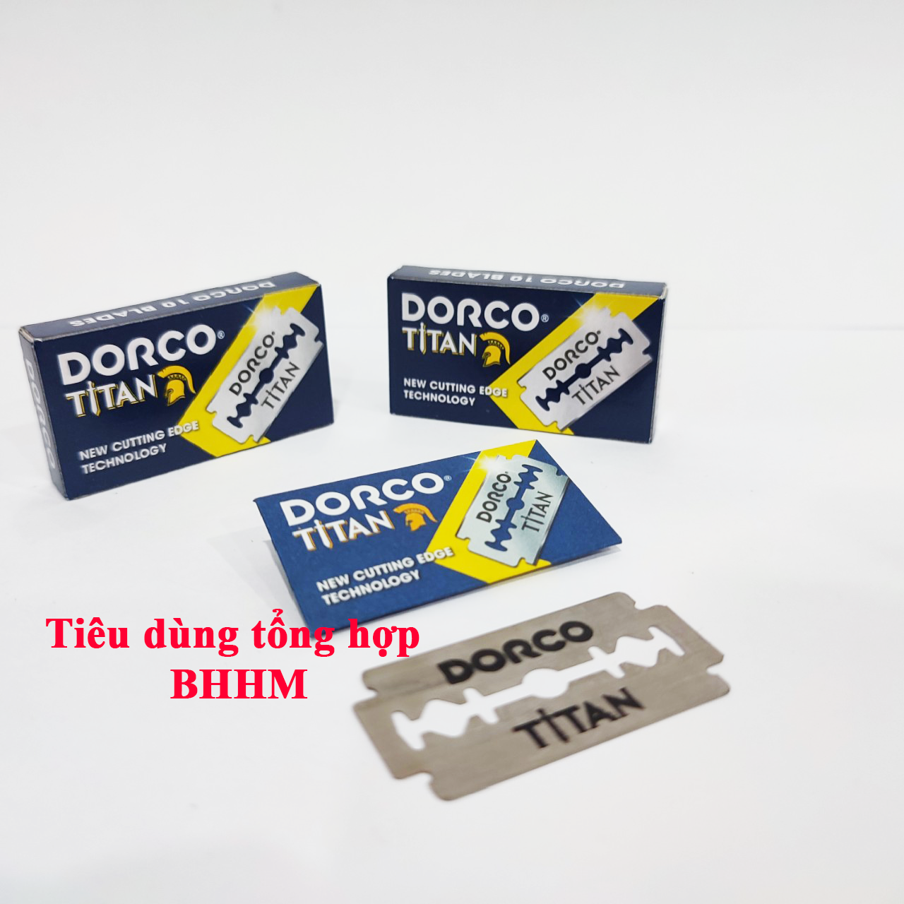 (Q8) 10 cái lưỡi lam (dao lam) DORCO.