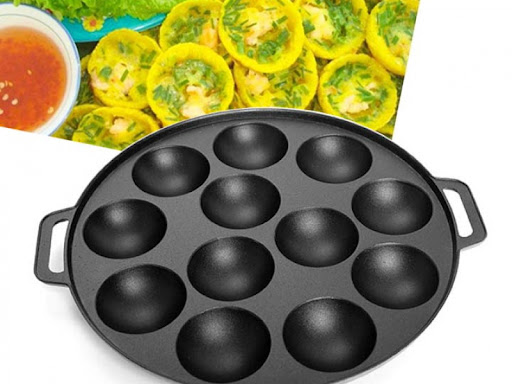 Khuôn đổ bánh khọt 8 lỗ