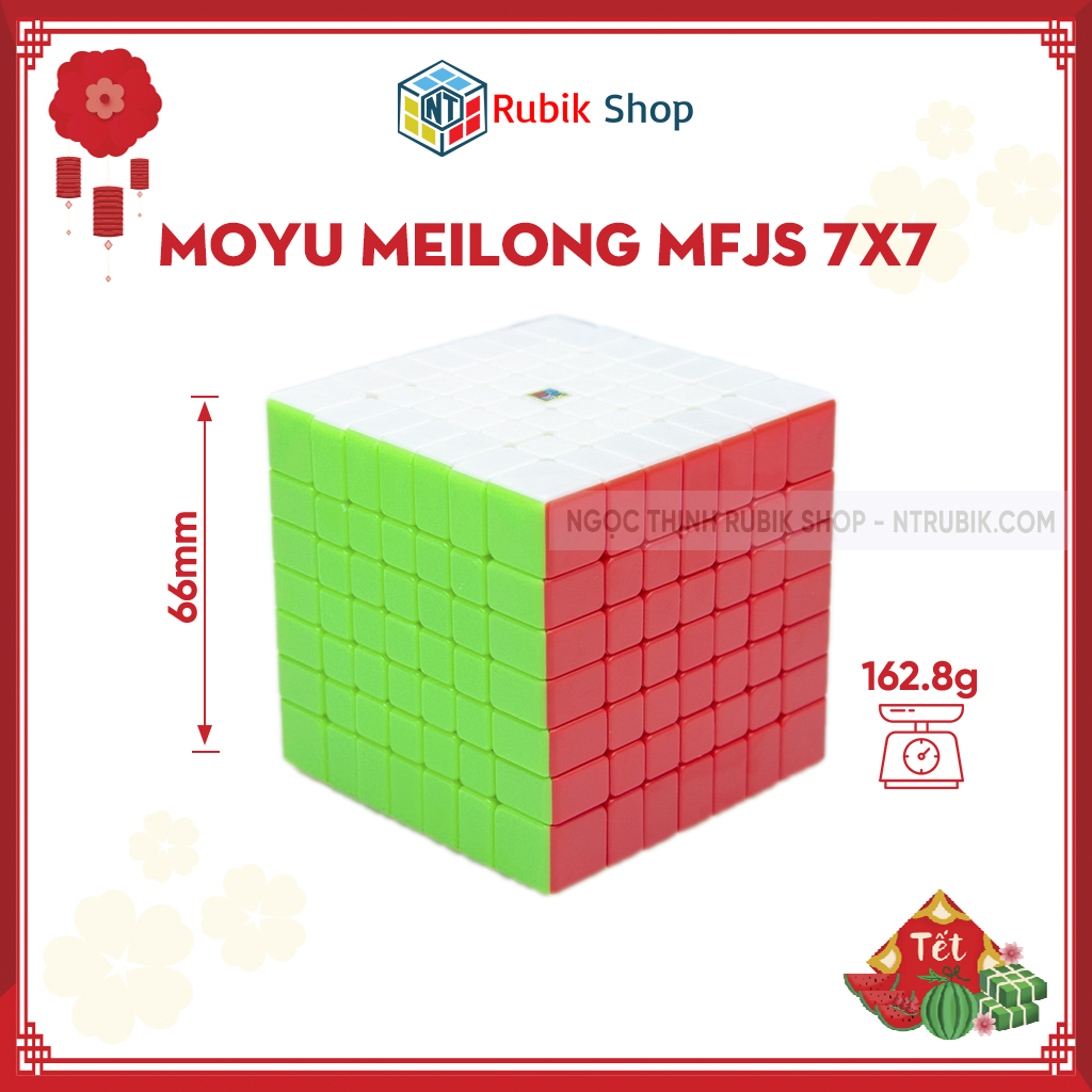 [Rubik Giá rẻ] Rubik 7x7x7 Meilong Stickerless Giá rẻ