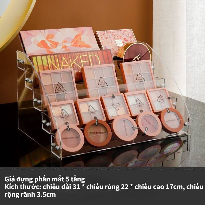 Kệ mica trưng bày sơn móng tay, kệ đựng đồ nail