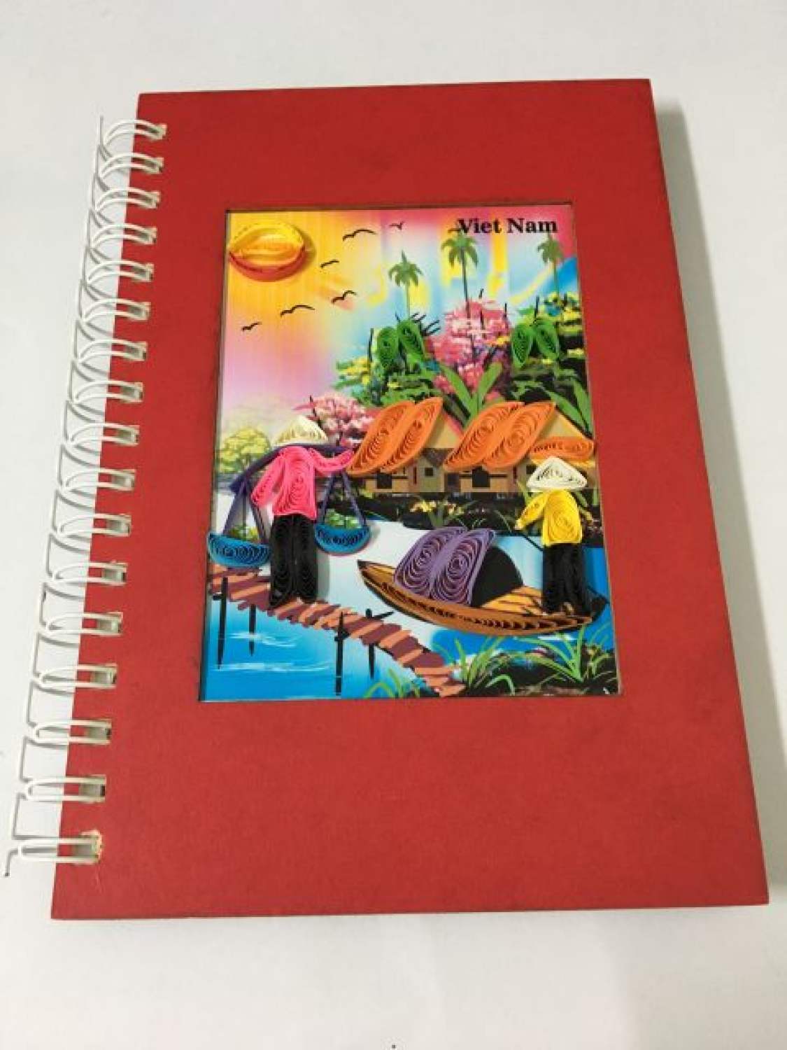 Sổ lưu niệm giấy xoắn độc đáo (16cm x 11cm)