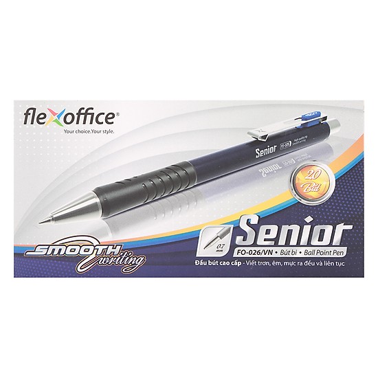 Hộp 20 bút bi Flexoffice FO-026