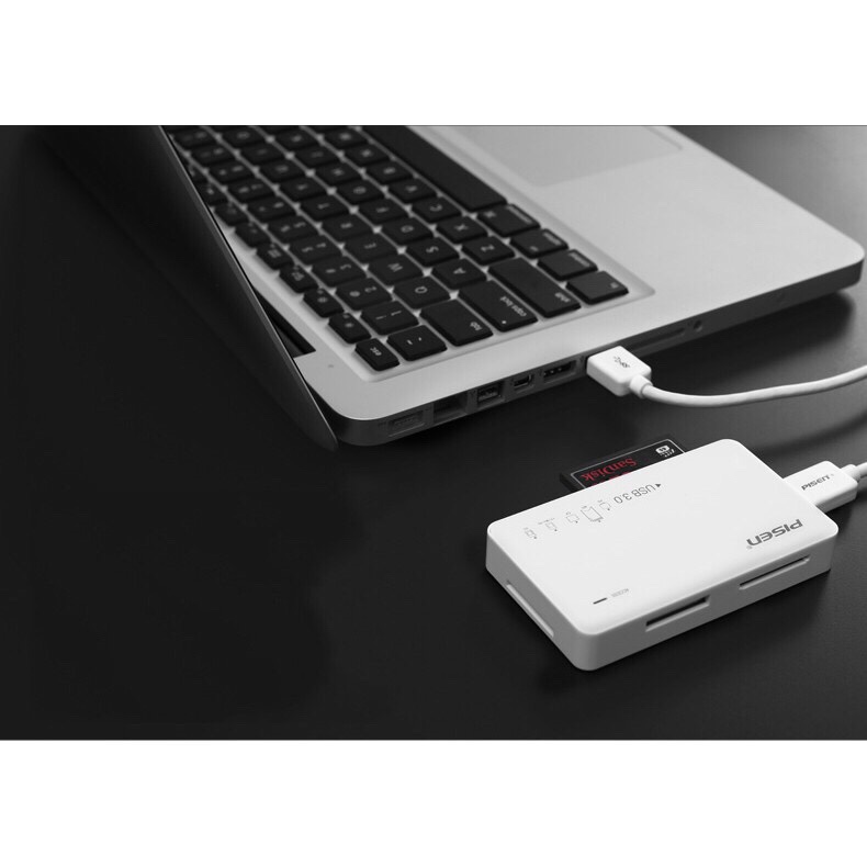 Đầu đọc thẻ 3.0 All in one TS-E111 Pisen (nhận tất cả các cổng cùng lúc)