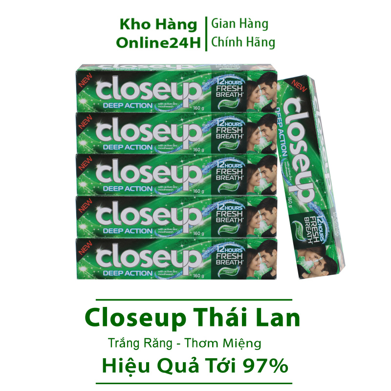 Combo 6 Tuýp Kem Đánh Răng Closeup Thái Lan