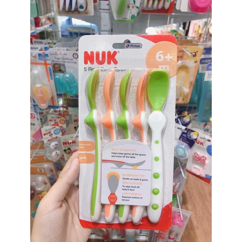 Thìa mềm NUK cho bé tập ăn dặm