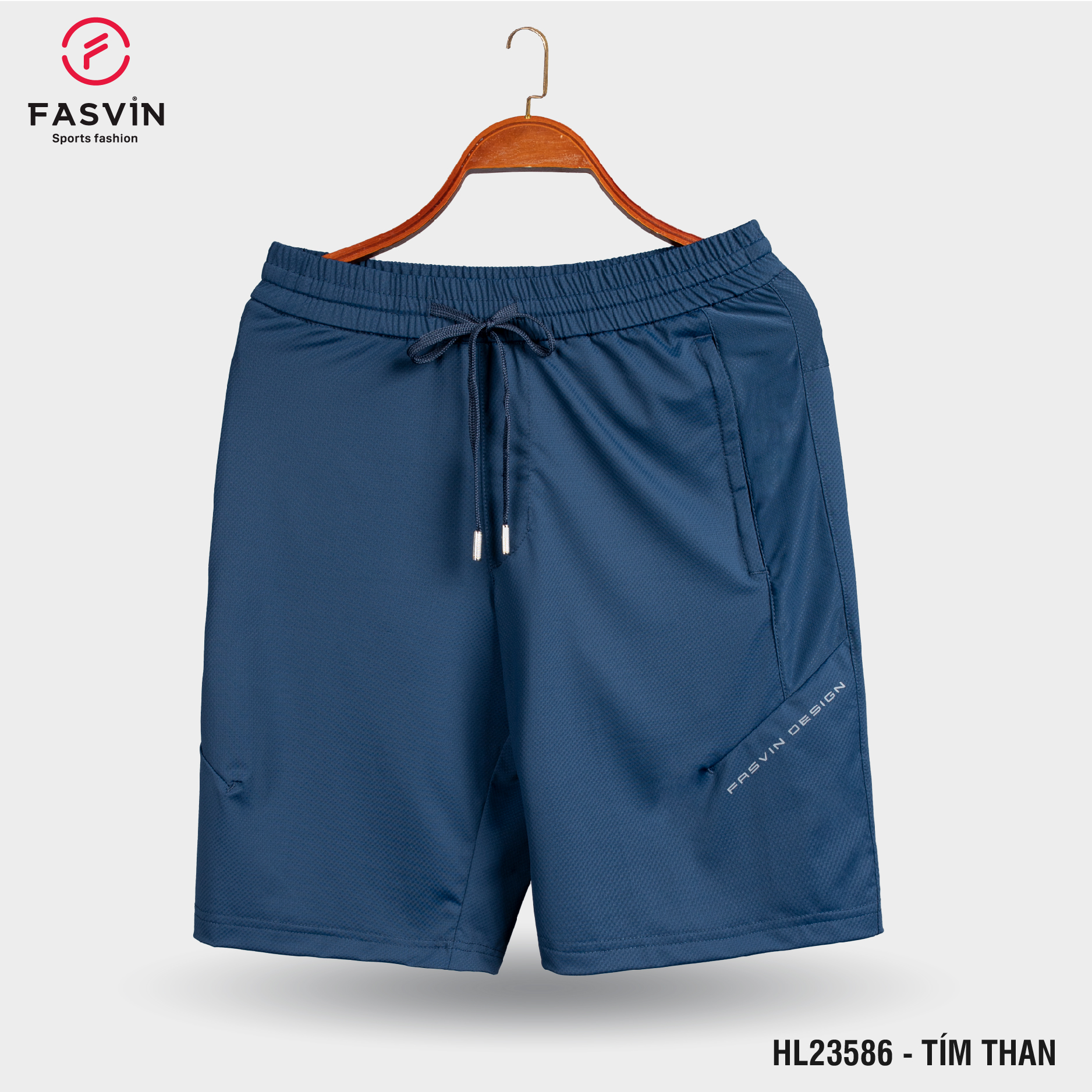 Quần short nam thun lạnh thể thao Fasvin HL23586.HN chất Nilon cao cấp mềm mát siêu co giãn