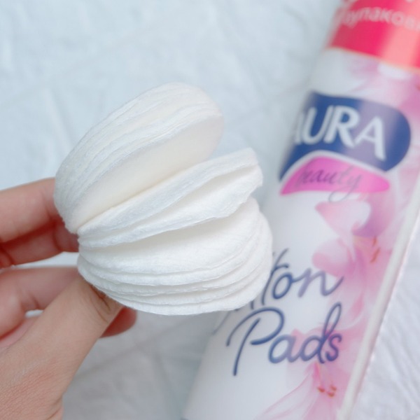 Bông Tẩy Trang Aura Beauty 150 Miếng