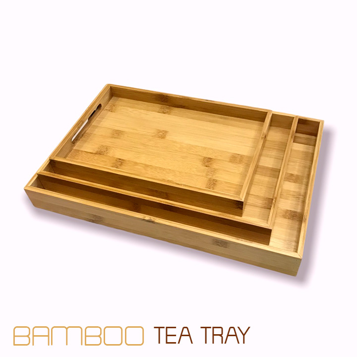 Khay trà gỗ tre cao cấp