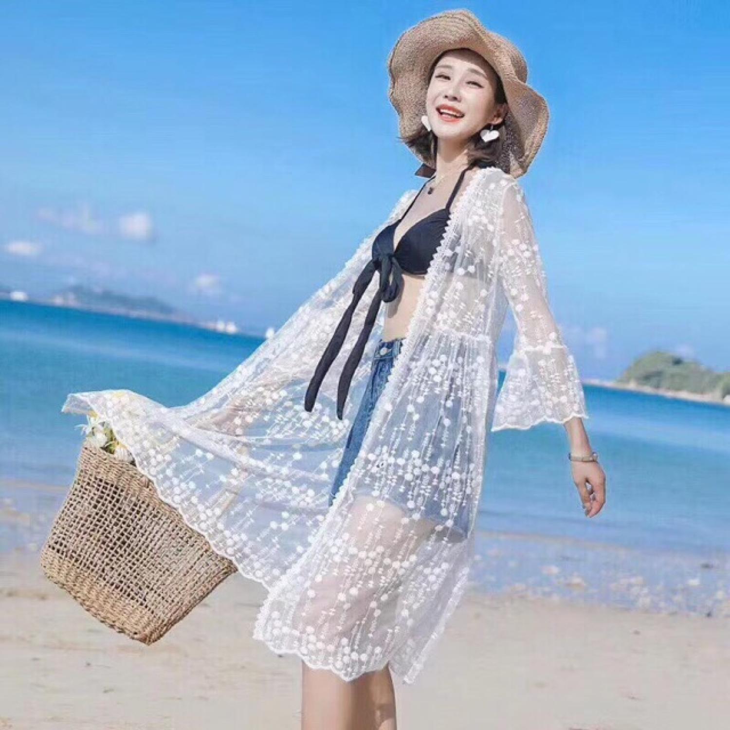 Áo Kimono đi biển