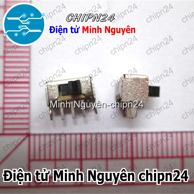 [5 cái] (K85) Công Tắc Gạt 2mm SK12D07 VG3 Cong (3 chân 2 vị trí) - HH000553