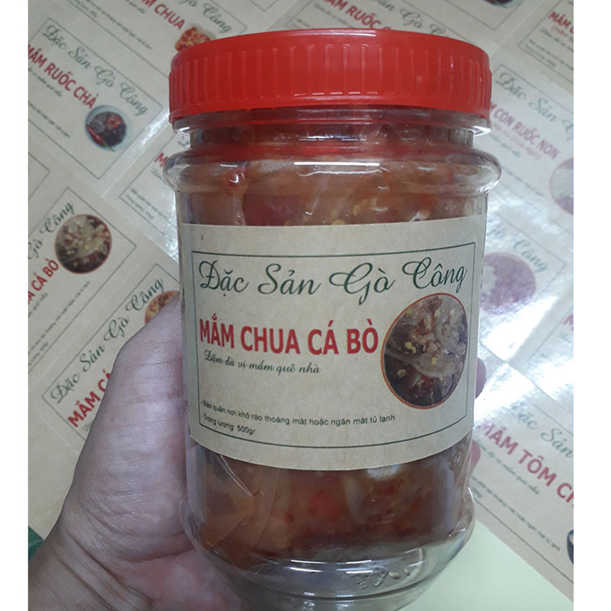 Mắm cá bò phi lê - Đặc Sản Gò Công hủ 500gr