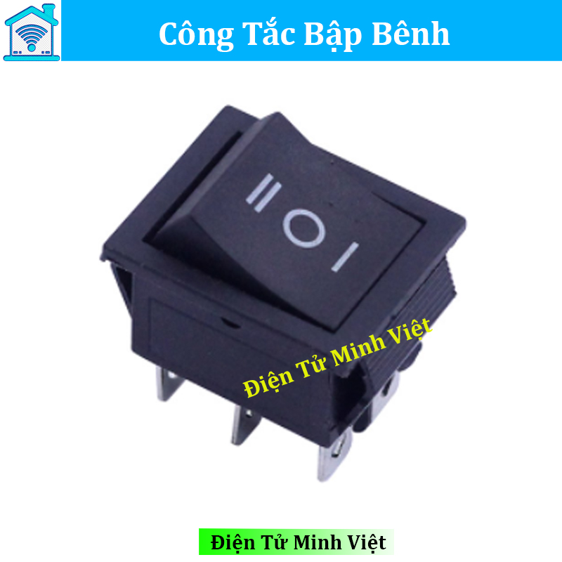 Công Tắc Bập Bênh KCD4 250VAC-16A 6P 3 Chế Độ