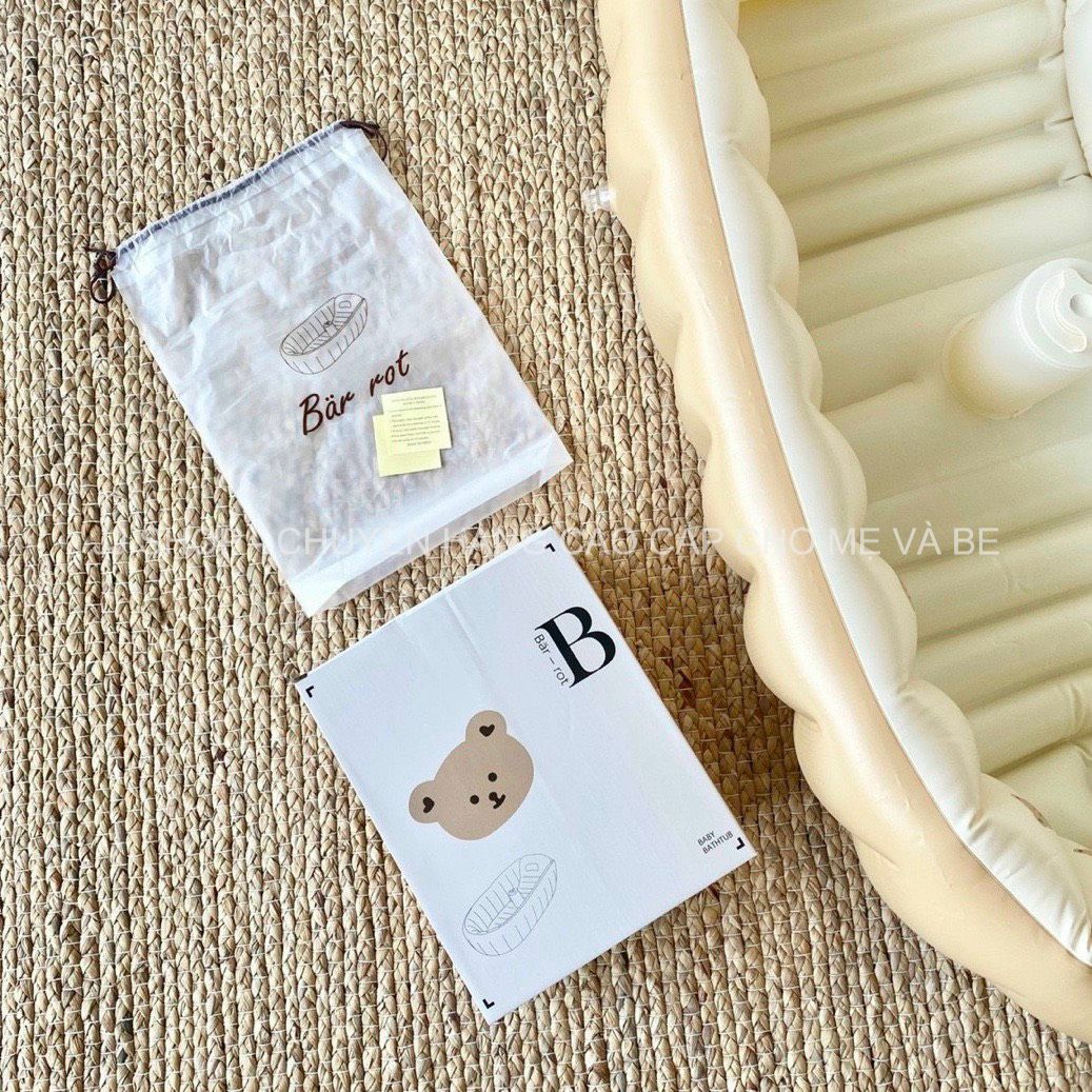 Chậu Tắm Kiêm Bể Bơi BARROT Thư Giãn Cho Bé