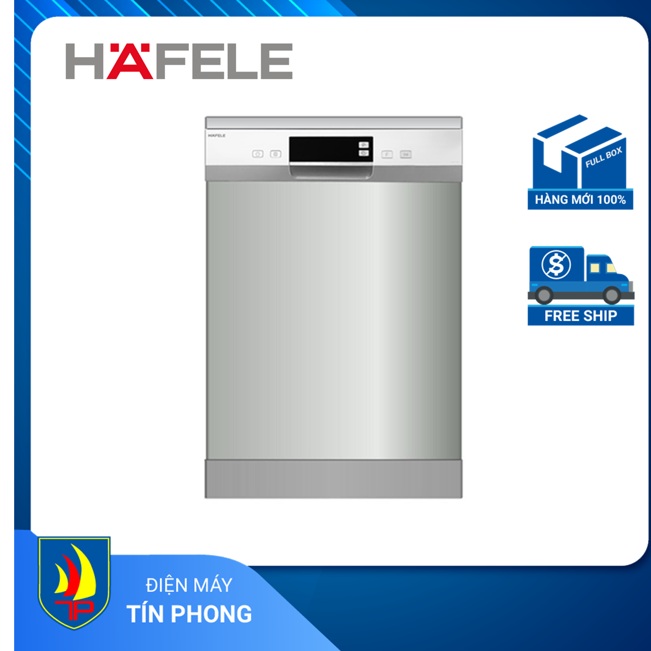 HCM Máy rửa chén độc lập Hafele HDW-F60E 538.21.200 15 bộ