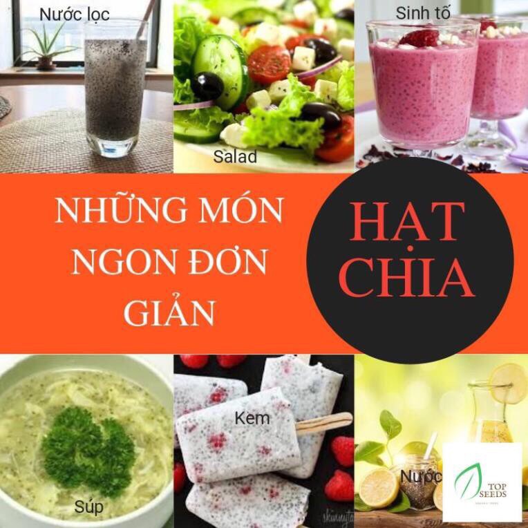Hạt chia Blak Bag nhập khẩu Úc 500g (date 2025)