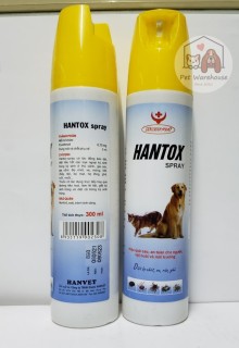 Hantox Spray 300ml, xịt ve rận bọ chét cho chó mèo thumbnail