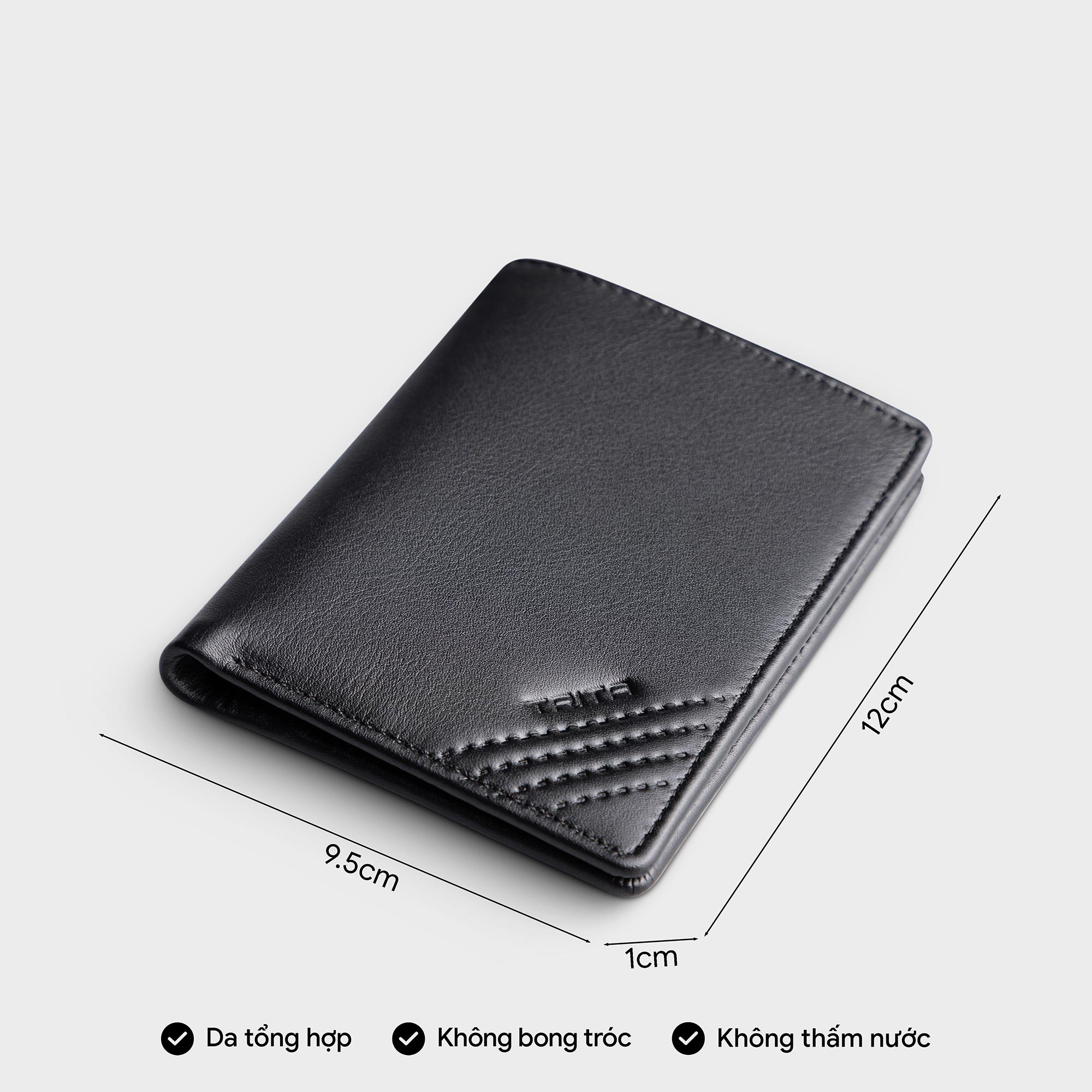 Ví da nam dáng đứng Trita RVN20
