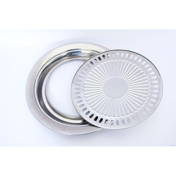 Vỉ nướng inox hút mỡ tròn