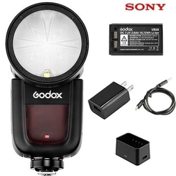 [Trả góp 0%]Đèn Flash Godox V1 cho Sony ( Kèm Pin và Sạc)