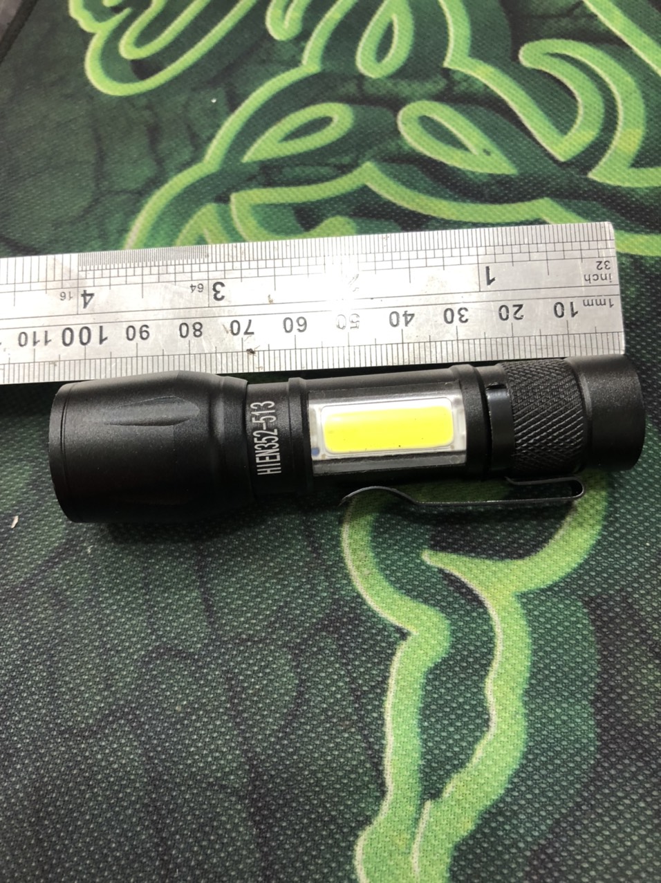 Đèn pin mini 1516 pin sạc
